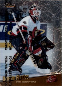 1998-99 Finest Senators Hockey Card #146 Damian Rhodes