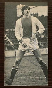 Johan Cruyff Firmado Recorte Ajax Automático 6x3 Países Bajos Barcelona Holanda - Imagen 1 de 8