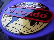 WORLD OF NINTENDO GLOBE CUSTOM 3D sign ART display NEW playstation game Sega