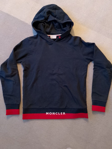 MONCLER FELPA CON CAPPUCCIO RAGAZZO ETÀ 14 PREZZO DI LISTINO £379