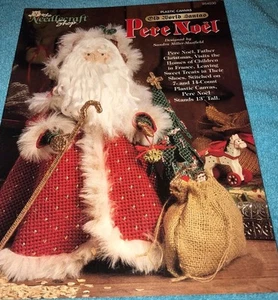 The Needlecraft Shop Lienzo Plástico Pere Noel Papá Noel Viejo Mundo Papá Noel - Imagen 1 de 2