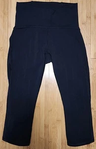 "Leggings negros para mujer Lululemon Train Times Crop 17"" talla 4 ropa deportiva elástica" - Imagen 1 de 8