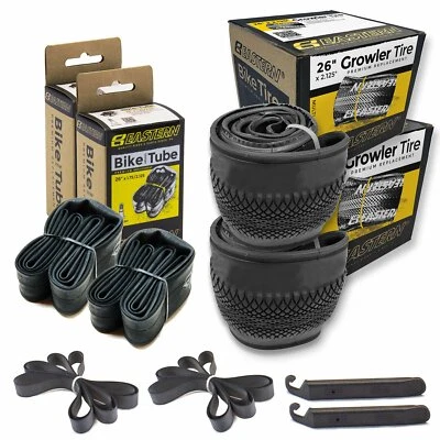 Eastern Bikes Growler 26" Tire and Tube Repair Kit Black - 2 pack