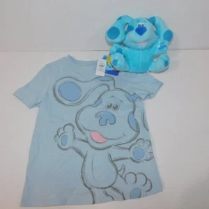 NEW w Tag Blues Clues & You Kids 5T Graphic T Shirt and Bonus 6" Stuffed Plush - Picture 1 of 10