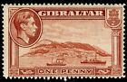 Gibraltar Sg122, 1D Yellow-Brown, Vlh Mint. Cat £28. Perf 14