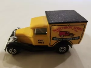 Vintage MATCHBOX INT'L "MODEL A" FORD VAN 1979 - Thailand FREE S/H - Picture 1 of 7