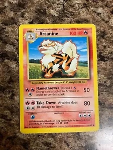 Rare Arcanine Pokemon Card 23/102 - Picture 1 of 1