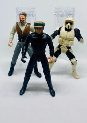 De colección Star Wars - POTF - Luke Skywalker, Dr. Evazan y ScoutTrooper (97'-98')  Foto 1 de 4