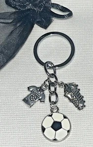 Fußballtrainer Schlüsselring toller Trainer Dankeschön Geschenk mit Geschenktüte  - Bild 1 von 3