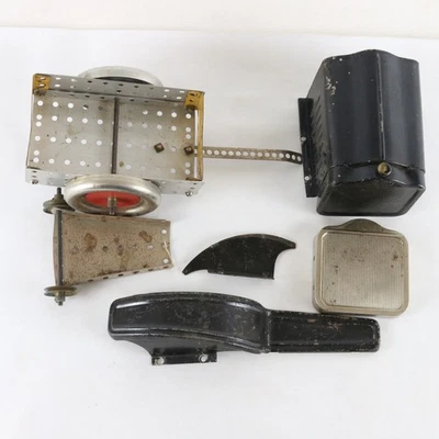 Lote De 6 Meccano Montador Constructor Parcialmente Construido Vagón Y Coche #1 Kit Piezas Foto 1 de 2