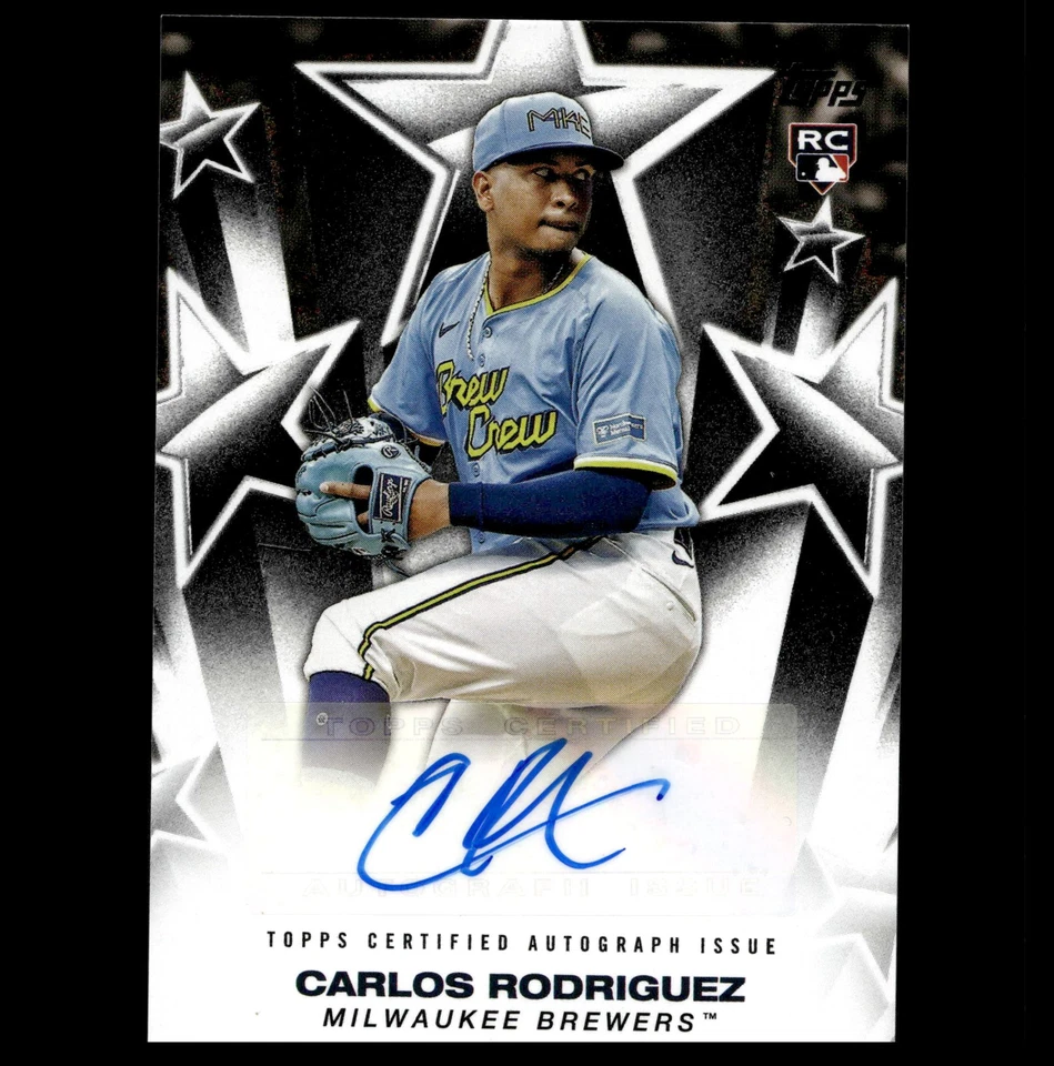 2025 Topps #BSA-CR Carlos Rodriguez Baseball Stars Autographs (Series One) - Image 1 of 2