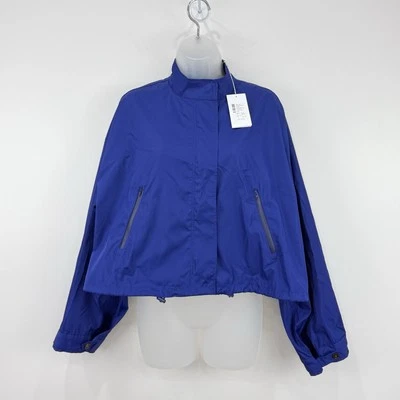 Chaqueta 3.1 Phillip Kim Para Mujer M Azul Nueva Con Etiquetas Técnica Recortada Anorak Gorpcore Boxy Foto 1 de 4