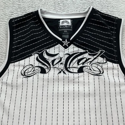 Camiseta sin mangas vintage So Cal Jersey para hombre XXL blanca bordada No Fear Y2K Foto 1 de 4