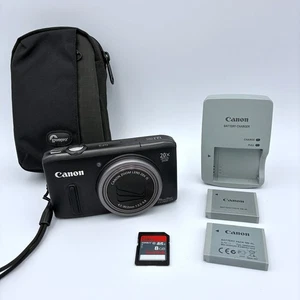 Canon Powershot SX260 HS Digital Camera Black 12.1MP 20x Optical Zoom w/ 8gb SD - Picture 1 of 13