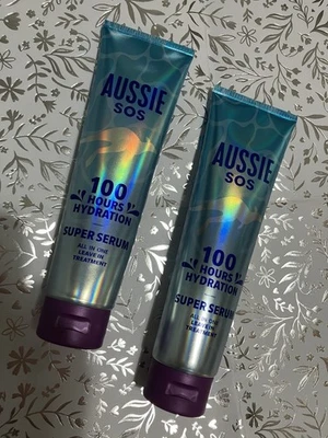 2 X Aussie SOS 100 Hours Hydration Super Serum 2 X 160ml - Image 1 of 3