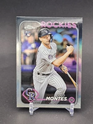 2024 Topps Chrome #182 Coco Montes Refractors - Image 1 of 2