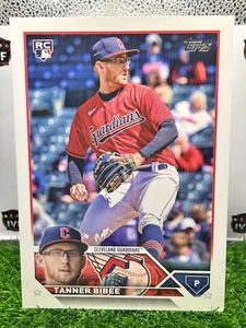 Tanner Bibee Rookie Card 💥 JUMBO SIZE 💥 Topps 2023 RC SP • Cleveland Guardians - Bild 1 von 2