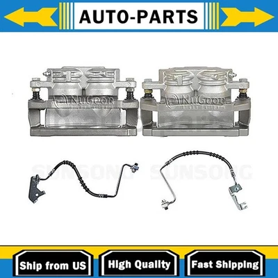 Pinza de freno delantera con mangueras lado conductor pasajero compatible con Mercury Montego 2005 Foto 1 de 4