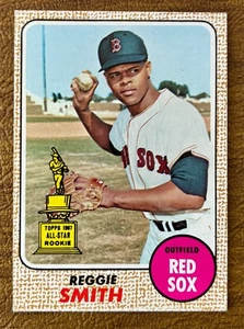 1968 Topps Baseball #61 Reggie Smith - Boston Red Sox - EX-MT - Picture 1 of 2