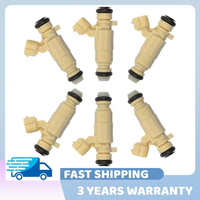 Juego de 6 inyectores de combustible para KIA SPECTRA5 2,0 L L4 2005 2006 2007 2008 2009 FJ493 Foto 1 de 4