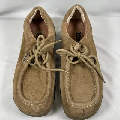 Mudd Womens Vintage Y2K 90's/2000sn Era Chunky Phillip Platform Suede Loafers 9M - Image 1 of 4