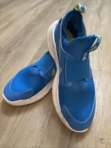Nike Flex Runner 7 Jugend Laufschuhe blau und grün Slipper Sneaker - Bild 1 von 12