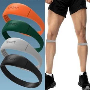Silicone Patella Knee Strap Knee Pain Relief Support Brace Women Men - Picture 1 of 20