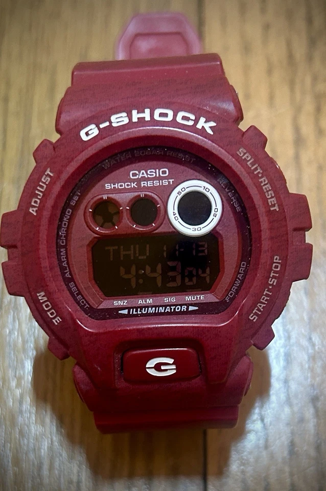 CASIO G-SHOCK GD-X6900HT-4 Heathered Series Red Watch Japan - Image 1 of 4