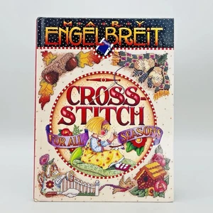 Mary Engelbreit Cross Stitch For All Seasons Pattern Book No Dust Cover VTG 1997 - Picture 1 of 19