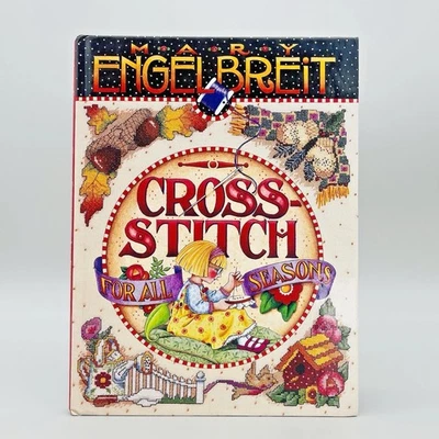 Mary Engelbreit Cross Stitch For All Seasons Pattern Book No Dust Cover VTG 1997 - Image 1 of 4