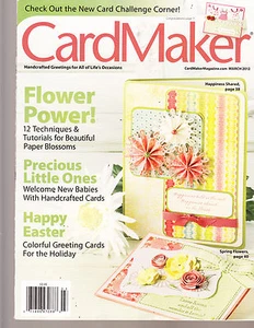CARD MAKER,  MARCH, 2012  ( FLOWER POWER ! ) ( HAPPY EASTER ) - Bild 1 von 1