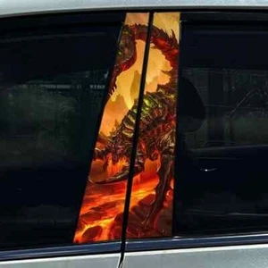 2X Creative Scorpion Funny Car B Pillar Sticker Center Column Cover Decals - Bild 1 von 21