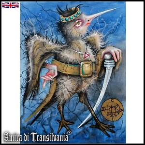 Painting Contemporary Wall Art Deco Caim Seal Animal Portrait Bird Famous Artist - Picture 1 of 24