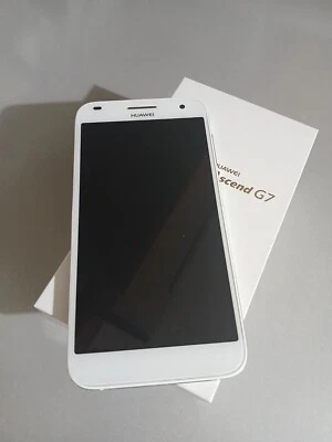 Huawei Ascend G7 smartphone SILVER ARGENTO PERFETTO CON COVER - Immagine 1 di 4