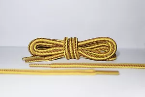 Timberland Boot Laces – Yellow / Brown (1 pair), 140cm, UK Seller, UK Postage - Picture 1 of 1