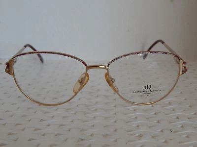 Catherine Deneuve Lunettes CD 058 GBU Vintage 80's Womens Eyeglasses (JN24) - Image 1 of 4