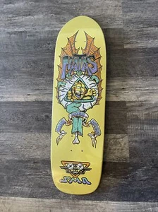 SMA Santa Monica Airlines Natas Burrito Breath Yellow Deck Skate Board - Picture 1 of 8