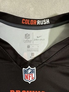 Nike Dri-Fit NFL On Field Color Rush Cleveland Browns Beckham Jr Uomo Medium. - Foto 1 di 6
