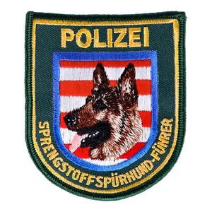Insignia de la policía - detector de explosivos (perro de cazador) - Imagen 1 de 1