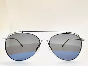 CALVIN KLEIN CK21635 044 Silver Mens Aviator Mirror Sunglasses 59-16-145 B:49 - Picture 1 of 9