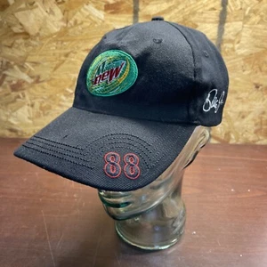 Dale Earnhardt Jr. Mountain Dew 88 Adjustable Hat Cap Black EUC - Picture 1 of 7