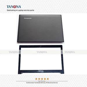 Nuevo para Lenovo Ideapad G70-70 G70-80 Cubierta posterior LCD superior tapa trasera + bisel frontal - Imagen 1 de 5
