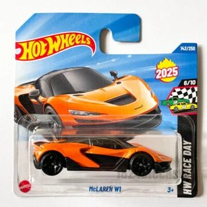 Hot Wheels McLaren W1 Orange 1/64 Scale Model Toy Sports Car New & Unopened - Picture 1 of 3