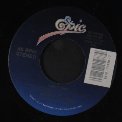 STEVIE RAY VAUGHAN: empty arms / wham Epic 7" Single 45 RPM - Image 1 of 2