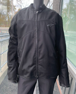 ALPINESTARS Men's Motorcycle Jacket Lined - Black - Size XXL Preowned