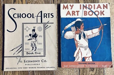 Native American Indian Boarding School Ephemera 1930s History Art Classroom Book - Image 1 of 4