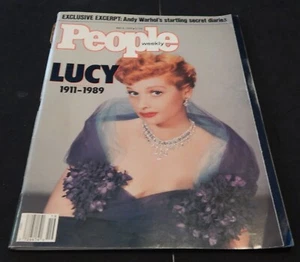 People May 8, 1989 LUCY 1911-1989 Andy Warhol Diaries, Michael Jackson No label - Bild 1 von 24
