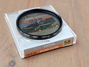 Hoya HRT 58mm Circular Polarizer/UV Absorbing Filter With Case - Picture 1 of 3