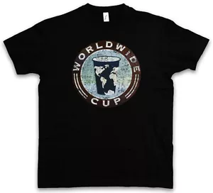 WORLDWIDE CUP T-SHIRT - Shameless Frank Gallagher Coffee Shop Cafe Sizes S - 5XL - Picture 1 of 2