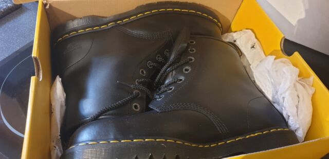 DR。 Martens 钢趾靴男| eBay